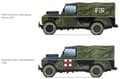Pikkukuva 3 / 5: Italeri Land Rover 109’ LWB, Military car model, Kokoamispakkaus, 1:35, Land Rover 109’ LWB, Ei sukupuolirajoitusta, Muovi
