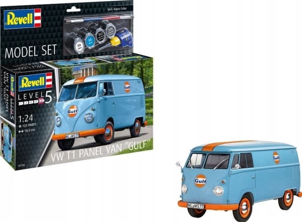 Model Set VW T1 panel van (Gulf Decoration) 1:24