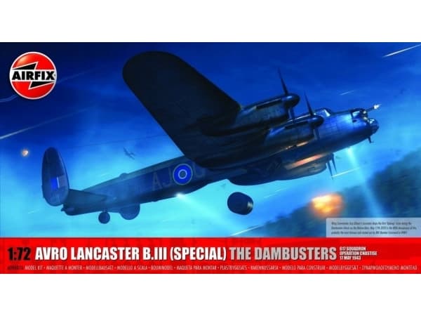 Airfix Model plastikowy Avro Lancaster B.III Special The Dambusters 1/72