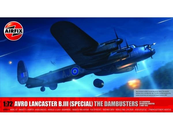 Airfix Model plastikowy Avro Lancaster B.III Special The Dambusters 1/72
