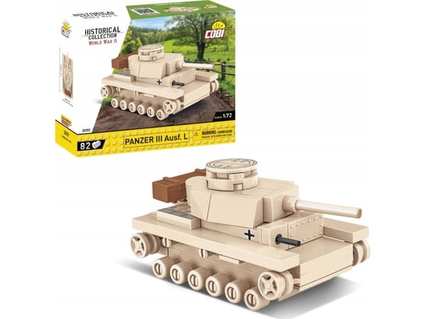 COBI HC WWII Panzer III Tank 82kl 3090
