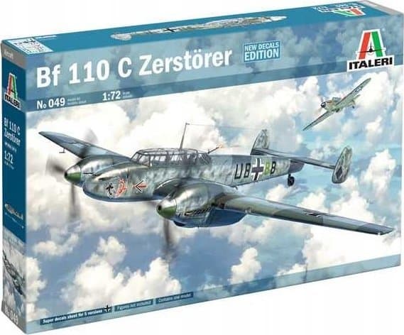 Italeri Model to assemble BF-110C Zerstorer 1/72