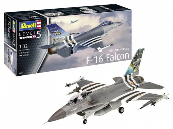 Revell Plastmodell Flygplan 50TH Anniversary F-16 Falcon 1/32