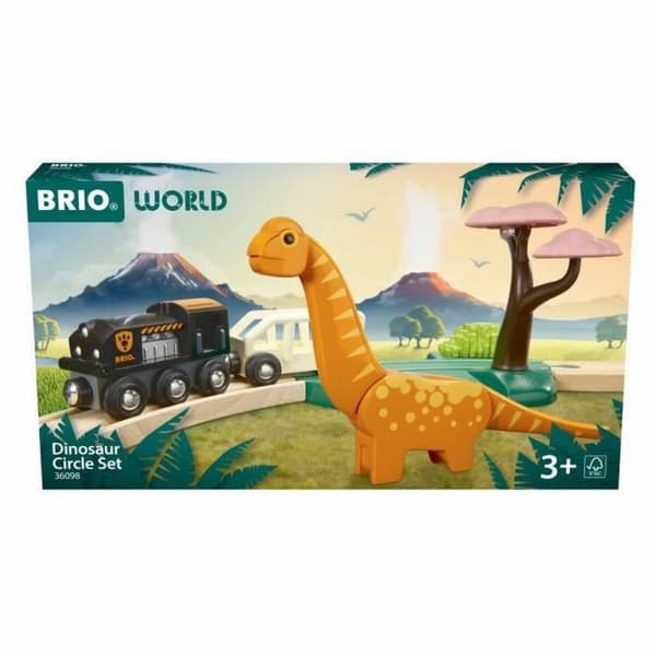 Träna med Circuit Brio Dinosaur circle set