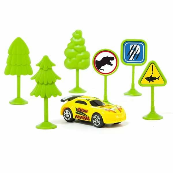 Racerbana Moltó 107 cm Dinosaurie 17 Delar