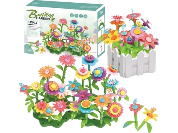ProNice KONSTRUKTIVA BLOMMOR PEDAGOGISK PLATT GARDEN STOR 141