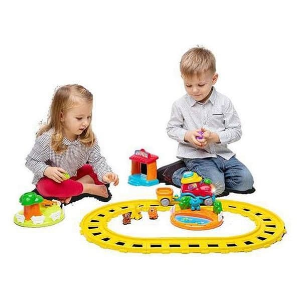 Miniatyrkrets Chicco - Tren De Adventura Tvåspråkig,