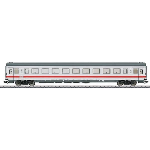 Modelltåg - MÄRKLIN - Bpmz 295.4 2. Deutsche Bahn AG klass - Ljusgrå - Röda dekorränder