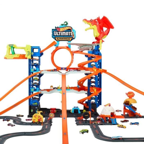 Hot Wheels City-Ultimate Garage-Set med 2 bilar ingår HKX48