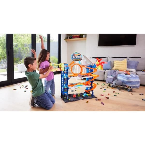 Hot Wheels City-Ultimate Garage-Set med 2 bilar ingår HKX48
