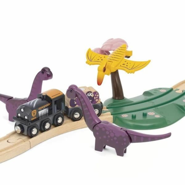 Tog med kredsløb Brio Aventure Dinosaure