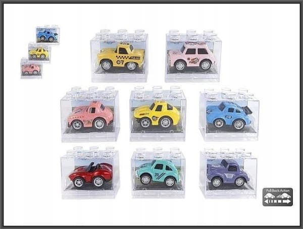 Hipo Car 6,5 cm 8 hjuls drivboks i metall 520329