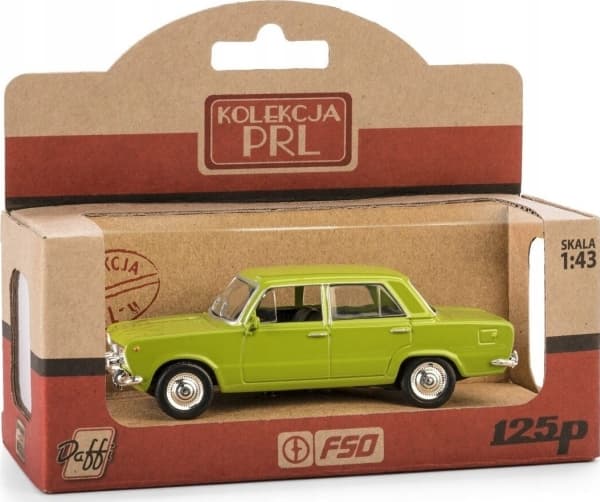 Modell PRL Fiat 125p grønn K-586 15866