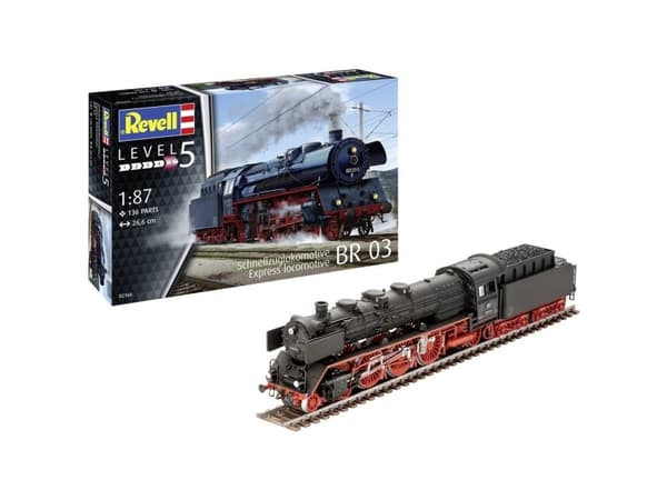 Revell 02166 Schnellzuglokomotive BR03 Lokomotiv-byggesæt 1:87