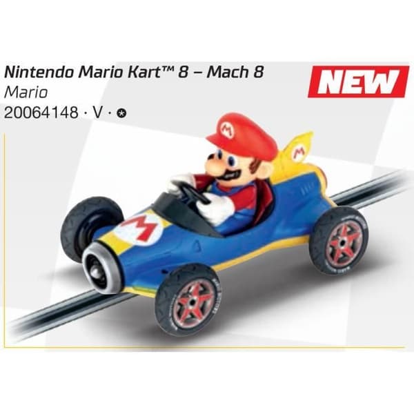 Bana bana - CARRERA - Mario Kart™ - Mach 8 - 5,3 m - Från 6 år