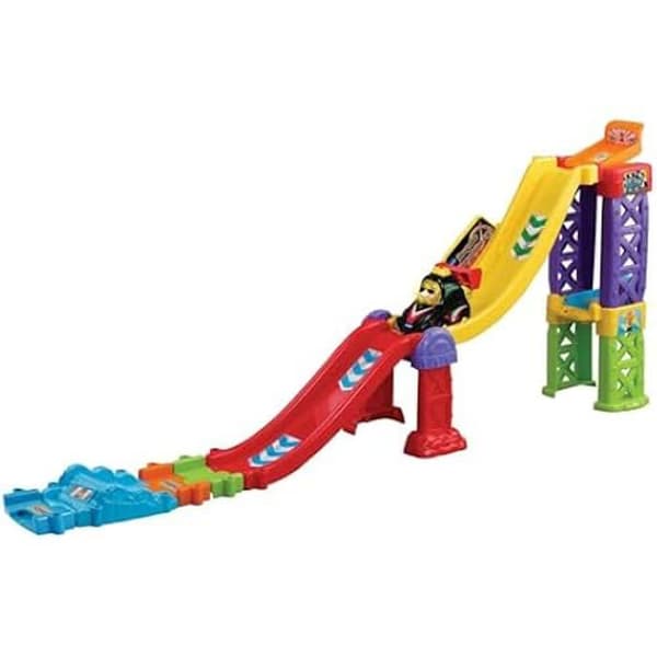 3 in 1 Extreme Stunts studsmatta - VTECH - Vroom Vroom Go - Dubbel studsmatta - Maskin ingår