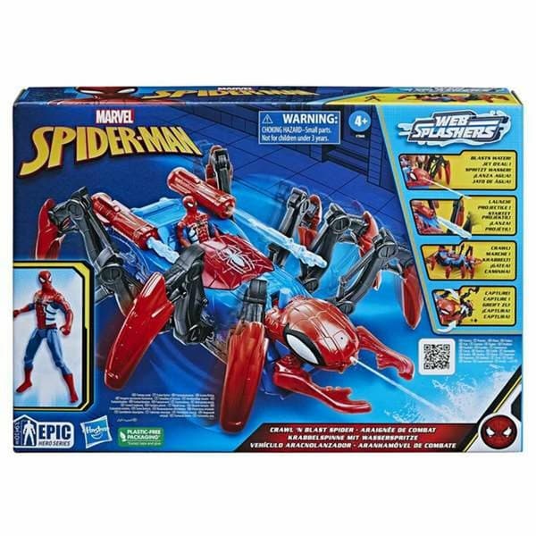Leikkiajoneuvosarja Hasbro Spiderman Ammuksen laukaisulaite