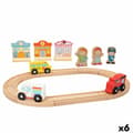 Miniatyrbillede 1 af 4: Tog med kredsløb Woomax 6 enheder 39 x 1 x 26 cm