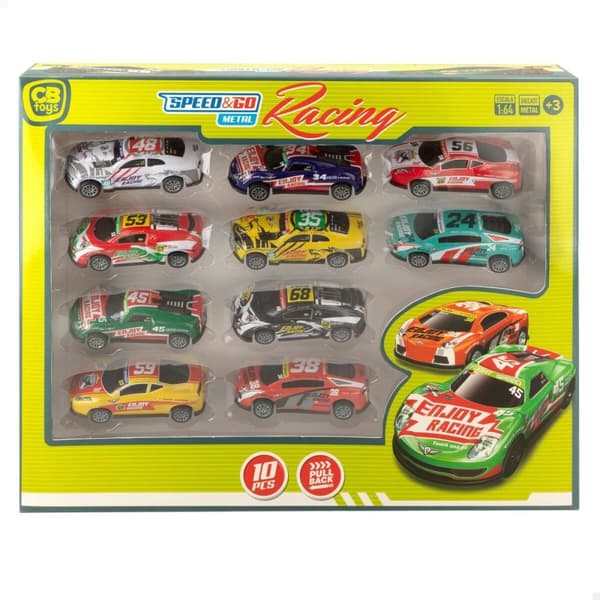 Fordonsspel Speed & Go 8 x 2,2 x 3,6 cm (6 antal)