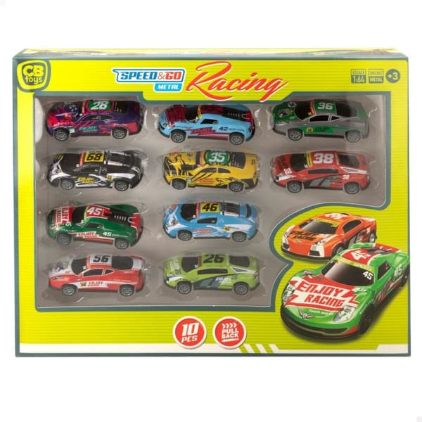 Fordonsspel Speed & Go 8 x 2,2 x 3,6 cm (6 antal)