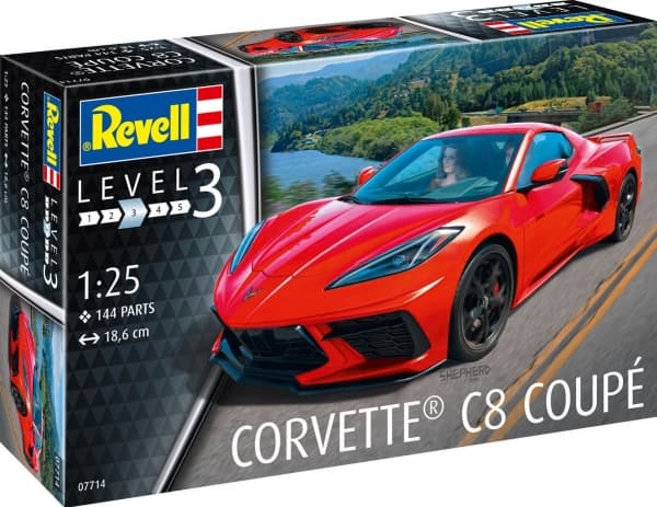 REVELL Samochod Corvette C8 Coupe 1/25