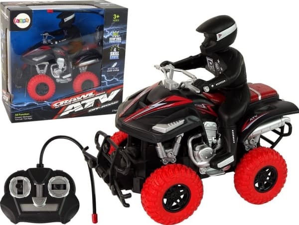 LeanToys Off-Road Quad + fjernkontroll 1:18