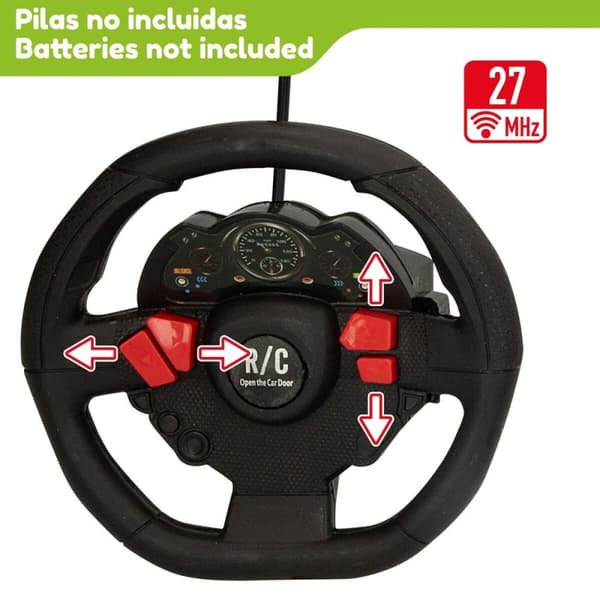 Radiostyrd bil Speed & Go 22 x 7 x 11 cm 1:16 Röd 6 antal