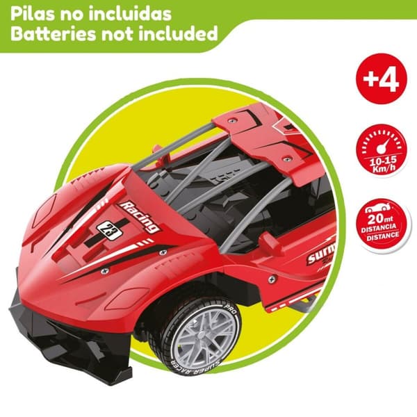 Radiostyrd bil Speed & Go 22 x 7 x 11 cm 1:16 Röd 6 antal