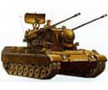 Miniatyrbilde 2 av 2: Tamiya Modell plastikowy Flakpanzer Gepard 1/35