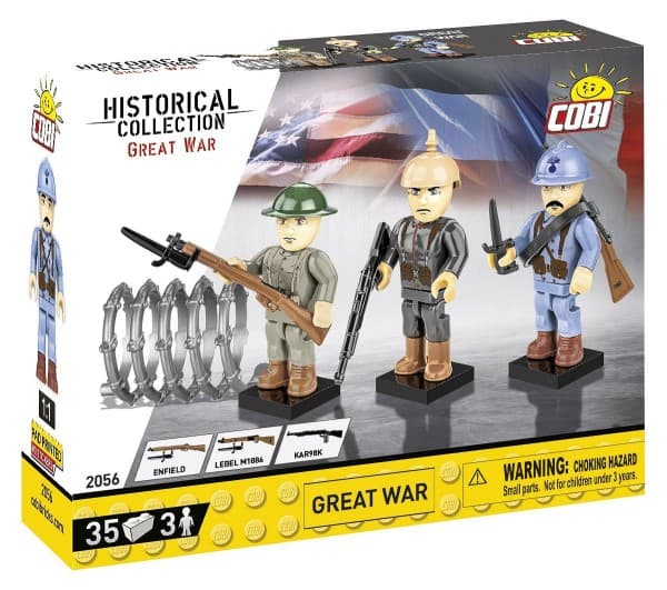 XXX_Cobi Klocki (Cobi) Klocki Great War 3 figurer 35 blokker Cobi Klocki