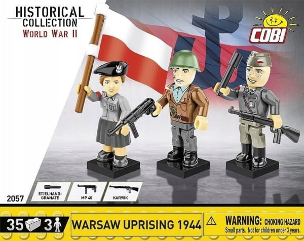 Figur XXX_Cobi Klocki (Cobi) Figurer av Warszawa-opprørere 1944