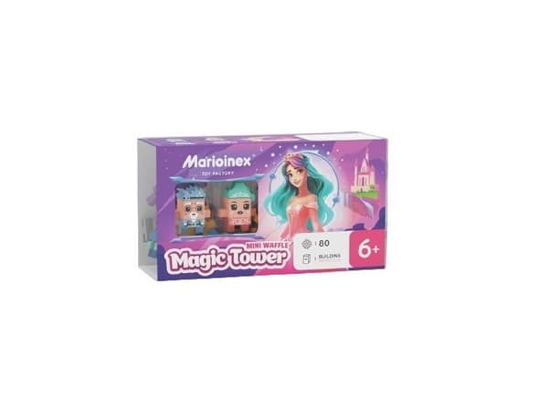 Marioinex *****Mini vaflių blokeliai Princess Magus Tower 80 vnt 05807