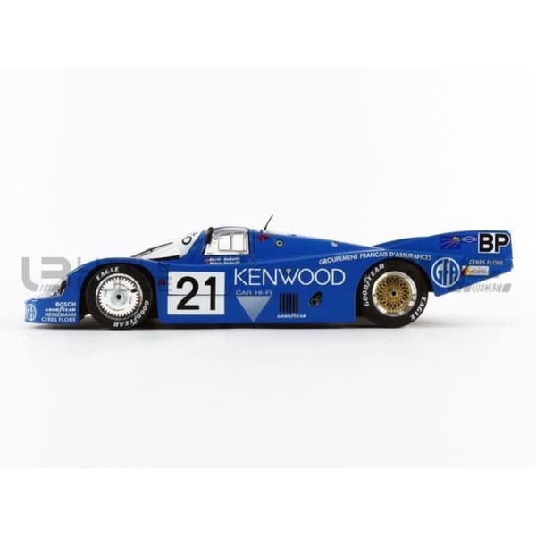 Miniatyrsamlingsbil - SOLIDO 1/18 - PORSCHE 956 LH - Le Mans 1983 - Blå - 1805504