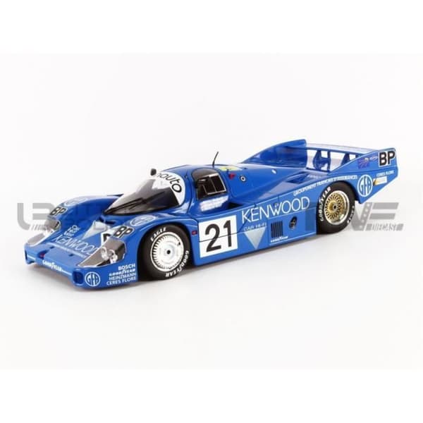Miniatyrsamlingsbil - SOLIDO 1/18 - PORSCHE 956 LH - Le Mans 1983 - Blå - 1805504