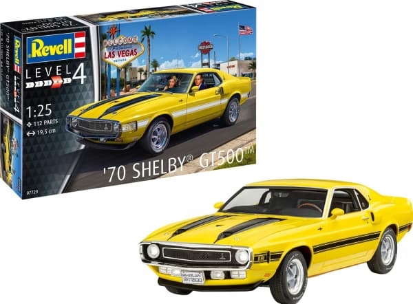 Revell modellsats - 70 Shelby Mustang GT500 (07729)