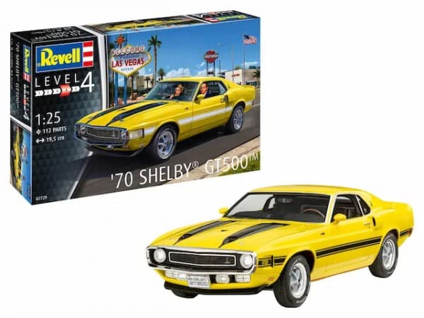 Revell modellsats - 70 Shelby Mustang GT500 (07729)