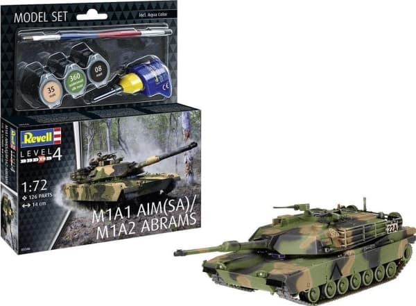 Model Set M1A1 AIM(SA)/ M1A2 Abrams 1:72