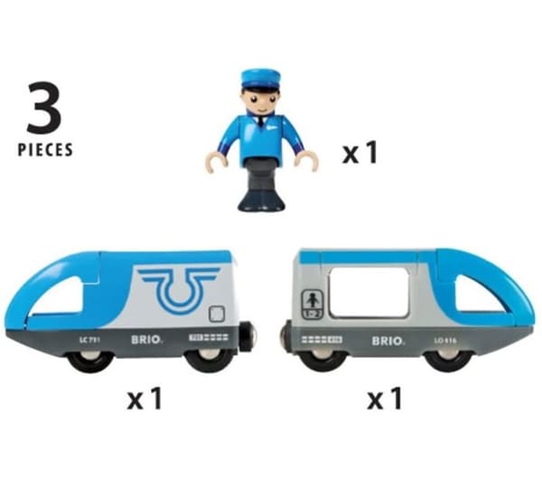Persontåg vid Pile BRIO - Ravensburger - Blandat från 3 år - 33506