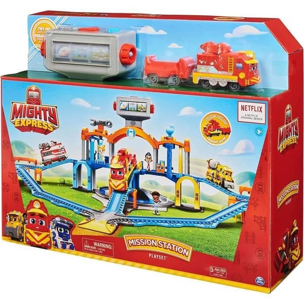 Spin Master 6060201 Miniature Circuit - Mighty Express Mission Station Track
