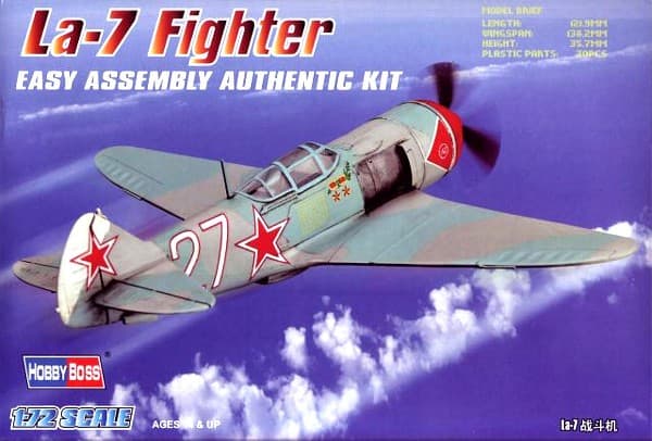 Hobby Boss Plastic La-7 Fighter modell