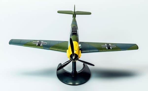 Airfix J6001, Luftfarkostmodell med fast vinge, Monteringssats, Messerschmitt Bf109e, Alla, Plast, 36 styck