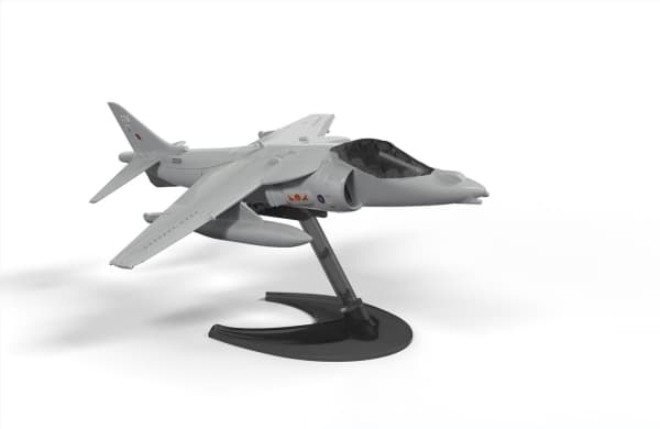 Airfix Harrier, Flymodell med fastvinge, Monteringssett, Harrier, Alle kjønn, Plast, 27 stykker