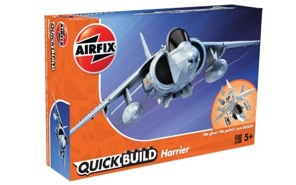 Airfix Harrier, Flymodell med fastvinge, Monteringssett, Harrier, Alle kjønn, Plast, 27 stykker