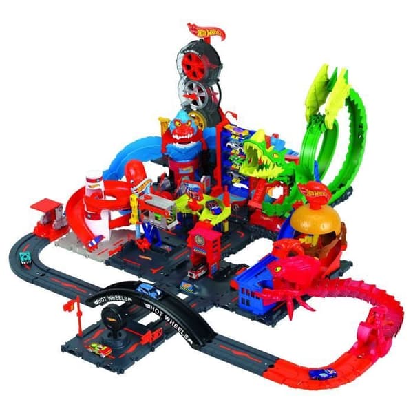 Coffert - Hot Wheels - Gorillans Garys attack - 1 bil och 1 bensinstation - Från 3 år - Unisex