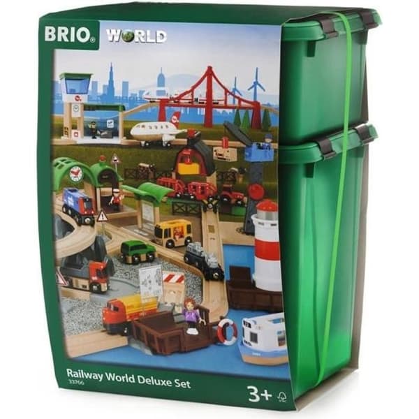 Brio World Circuit The Extraordinary World of BRIO - 106 delar - Tågbana i trä - Ravensburger - Från 3 år - 33766