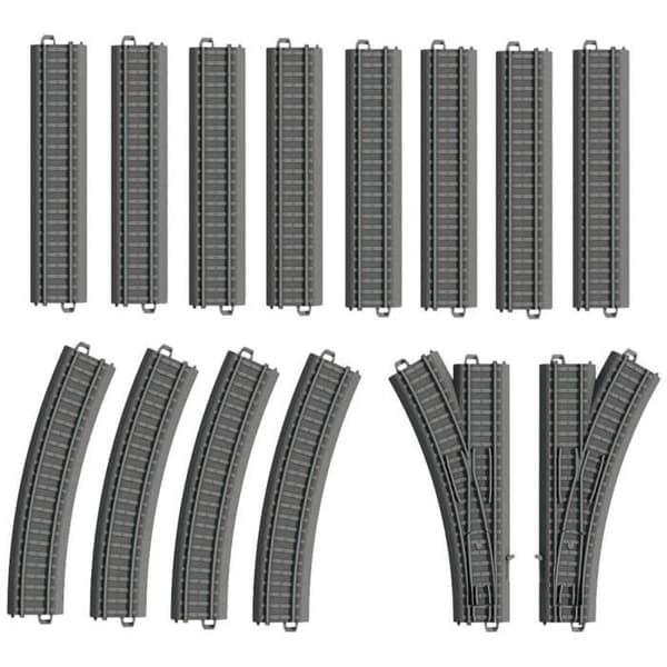 Märklin World 23400 H0 my World - Plastbanor tilläggspaket Svart