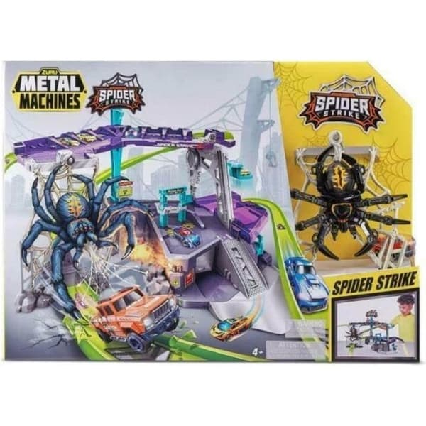 Bilkrets - metallmaskiner - Spider Strike (+ 1 bil)