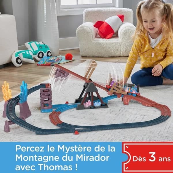 FisherPrice - THOMAS AND FRIENDS TRACKMSTR - CRYSTAL CAVE ADVENTURES - tidig inlärningsleksak - åldrar 3+