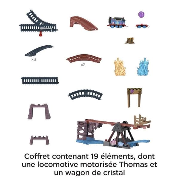 FisherPrice - THOMAS AND FRIENDS TRACKMSTR - CRYSTAL CAVE ADVENTURES - tidig inlärningsleksak - åldrar 3+