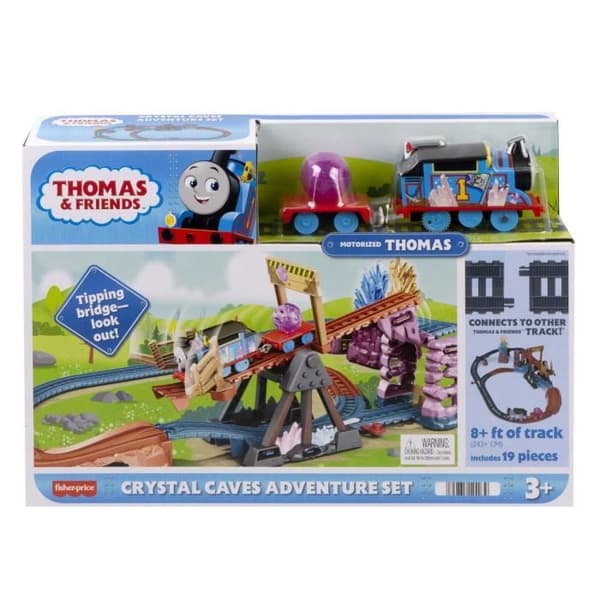 FisherPrice - THOMAS AND FRIENDS TRACKMSTR - CRYSTAL CAVE ADVENTURES - tidig inlärningsleksak - åldrar 3+